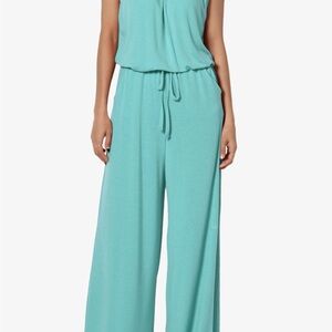 Zenana Outfitters Teal Jumpsuit